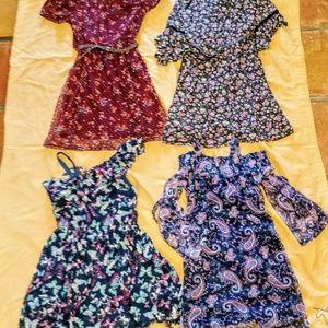 Bundle Lot 4 Girls Dresses Size 10